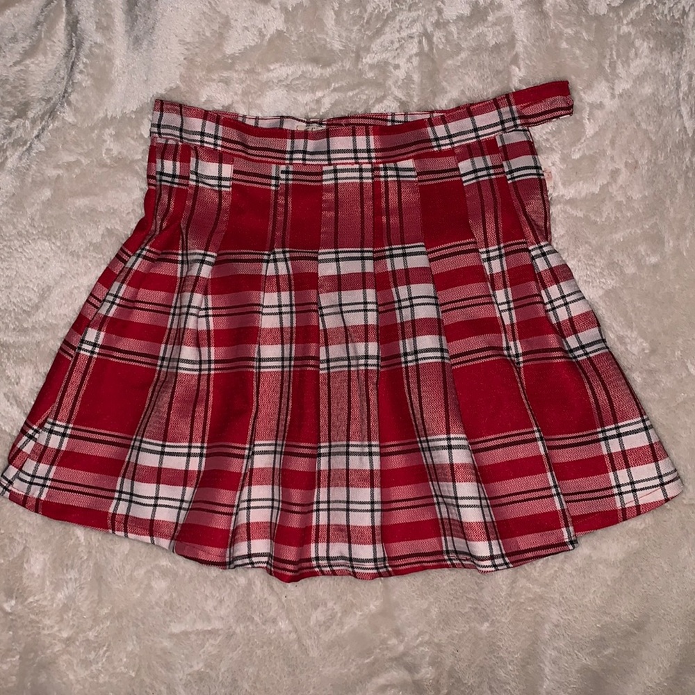 Mini Plaid Skirt